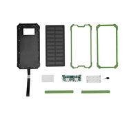 Mtlavishness Portable Solar Power Bank Kit, Large, 20000 mAh Capacity, Fast Charging, Dual USB Ports, Ideal for Outdoor Activities Like Sports and Travel with Options of Green Yellow (Green)