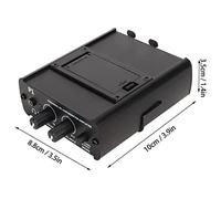 Mtlavishness Portable Stereo Headphone Amplifier Clear 24.0×16.0×8.0 Headphone Amplifier 2Ch Stereo Passive Mixer Portable Studio Headphone Amplifier Mixer 3. 5Mm Headphone Output