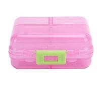 Mtlavishness Portable With Seven Grids And Sealing Cover Ideal For Daily Use And Travel Made Of Food Grade Pp Material Size Approx 3 5 X 7 2 X 7 75cm Weight Approx 42g (Pink)