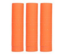Mtlavishness Pricing Label 15000pcs Single Row Price Gun Tag 21x12mm Fluorescent Yellow for M5500 MX5500 with Double Red Line Better Marking Label Paper for Retail Store (Red)