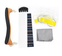 Mtlavishness Professional 4 4 Violin Instrument Accessory Set With Fretboard Sticker For Precise Locating String With Metal Bead Head For Bright Sound Mute For Volume Control And