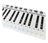 Mtlavishness Professional 88 Key Keyboard Piano Finger Simulation Practice Guide Teaching Aid for Beginner Students Water Dust And Ink Suitable For Learning Piano Basics