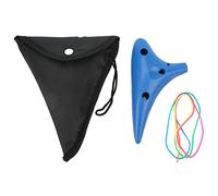 Mtlavishness Professional Beginners Ocarina with Beautiful Sounds Compact Size Enjoyable Playing Experience for Various Occasions 12 Holes Plastic Portable Wind Instrument Blue