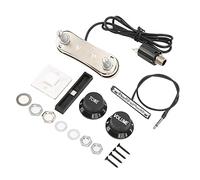 Mtlavishness Professional Noiseless Violin Pickup System Copper Bridge Kit With 14in Endpin Socket For Electric Conversion Beginner Kids Adults Practice