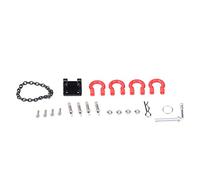 Mtlavishness RC Crawler Metal Tow Hook Buckle Tow Chain 1/10 Trailer Hook for SCX10 Car Remote Control Part CNC Machined Metal Construction for Durable Off Road Use Easy to