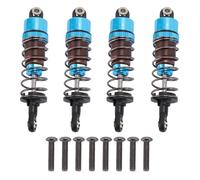 Mtlavishness RC Shock Absorber 70mm Aluminum Alloy Lightweight RC Shock Damper for 1 10 Remote Control Cars, Professional Grade Dampening System with Optimized Suspension Geometry (Blue)