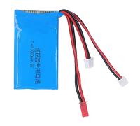 Mtlavishness RC Transmitter Battery 2S 7.4V 2000mAh - Powerful Circuit Protection Lightweight RC Battery Pack for X6e DX6 DX8 Transmitters, Reliable Spare Replacement