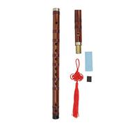 Mtlavishness Recorder Instrument Set Kit Chinese Style Bamboo Vertical Flute F Key Ideal for Playing Performance Produces Clear Melody Easy Fingering Great Gift Bitter Bamboo (D Key)