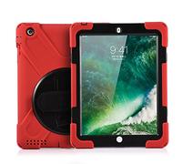 Mtlavishness Red Protective Case for 2 3 4 Offering Full Protection With 360 Degree Rotatable Kickstand and Hand Belt for Everyday Use Made From Pc and Silicone (Red)