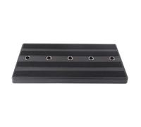Mtlavishness Rockhouse Guitar Pedal Board Superior Durable Lightweight Portable with Cable Management and Storage Power Supply for Guitarists Gigging and Touring High Hardness PE