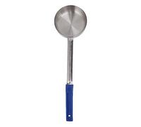 Mtlavishness Sauce Spoon Multipurpose Food Grade Stainless Steel Measuring Spoon Ideal for Kitchen Cooking Pizza Spreading and Soup Serving 6oz Scoop Without Holes (Blue 8oz (Scoop Without Holes))