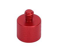 Mtlavishness Screw Converter 3/8in Female to 1/4in Male Thread Adapter for Tripod Monopod Camera Photo (Red (A1-C))
