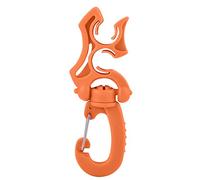 Mtlavishness Scuba Diving Double BCD Hose Holder Clip Secure Regulator Retainer Buckle Hook for Snorkeling Diving Hose Management with Quick Release Design Holds 2 Hoses Blue (Orange)