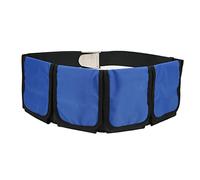 Mtlavishness Scuba Pocket Weight Belt with 4 Pockets, Oxford Cloth Scuba Diving Weight Belt for Snorkeling Freediving, Lightweight Strong Durable Stainless Steel Buckle Drain Port (Blue)