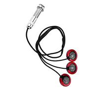 Mtlavishness Self Adhesive Piezo Transducer Microphone Pickup with Endpin Jack for Guitar Ukulele Violin Self Adhesive Design No Harm To Instrument Surface Easy Installation No