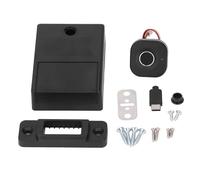 Mtlavishness Semiconductor Fingerprint Cabinet Lock with Multiple Unlocking Methods and Emergency Backup Power for Home and Office Single Door Wood Cabinets 0 47 to 0 62 Inches