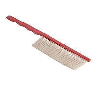 Mtlavishness Single Row Beehive Bee Brush with Soft Natural, Plastic Handle Beekeeping Cleaning Tool for Gently Removing Bees from Hive Frames, Essential Beekeeping Equipment for