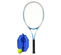 Mtlavishness Single Tennis Trainer Tennis Rackets Rebound Base Tennis Balls Portable Self Tennis Practice Training Tool for Beginners Adult to Improve Skills Enhance Ball Sense (Adult)