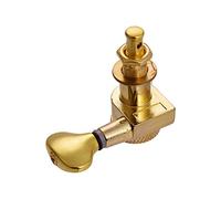 Mtlavishness Six Pieces Gold Guitar Machine Heads Knobs String Tuning Peg Locking Tuners Universal Size Fit For Most Electric And Acoustic Guitars Alloy Metal Long Durability With