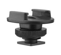 Mtlavishness Six Pieces Sports Camera Cold Shoe Mount Adapter Premium Aluminum Alloy And Plastic Construction For Easy Camera Connection Suitable For Handheld Video Recording With (1PCS)