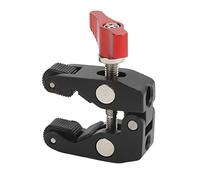 Mtlavishness Small Aluminum Alloy Super Clamp Crab Pliers Clip Ideal for Camera Mounting with High Durability and Multiple Screw Sizes for Photo and Video Use Weighing Approx 67g