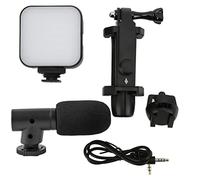 Mtlavishness Smartphone Vlogging Kit With Fill Light Tripod And Phone Holder Ideal For Vlog Live Broadcast Self Portrait Video Recording And Conference Video Made Of Plastic And