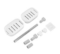Mtlavishness Soap Holder Detachable Two Layers Space Saving Wall Mounted Rotating Soap Dish for Bathroom Shower Kitchen, Plastic, Approx.236g 8.3oz, Soap Bar Holder, Shower Soap