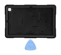 Mtlavishness Soft Light Multiple Colours Protective Case for Tab A7 Your Hands While Watching TV Series During Housework Flexible Silicone And ABS Material Protect From Fall (Black)