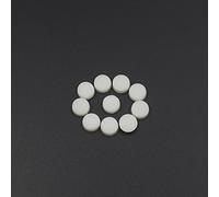 Mtlavishness Soft Rubber Flute Key Plugs Ideal for Open Hole Flute Beginners Convenient Durable White 10 Pcs in One Package with 0 7 By 0 26 Cm Diameter and Thickness