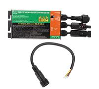 Mtlavishness Solar Micro Inverter 350W MPPT Grid Connected IP55 Sine Waving Inverter for Small Solar Systems