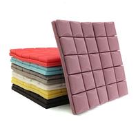 Mtlavishness Sound Insulation Foam Panel Soft High Density Square Shape Sound Absorbing For Studio KTV Piano Room Drum Room Anchor S Room Home Theater Meeting Rooms Instrument