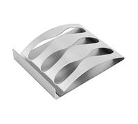Mtlavishness Stainless Steel Toothbrush Holder Strand Mount Bathroom Accessories Three Holes Heat Low Temperature Strength Good Mechanical Properties Wall Mounted Without Drilling (3 Hole)