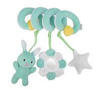 Mtlavishness Stroller Hanging Toy Appeasing Infant with A Variety of Animal Designs Soft Comfortable Plush Material Safe for Newborns Can Be Hung On Strollers Cribs Beds Cars (Green)