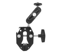 Mtlavishness Super Clamp Camera Mount Clamp with Adjustable Ball Head and Articulating Arm Ideal for Studio Video and Multiple Devices Made of Aluminum Alloy Approx 243g