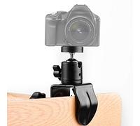 Mtlavishness Super Clamp Mount Ushaped Fixing Clamp with Rotatable Ball Head for LED Light Camera Microphone Universal Compatibility Easy Angle Adjustment Metal for Photography