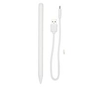 Mtlavishness Tablet Magnetism Stylus Pen for IOS Tablets with Tilt Angle Sensor Palm Anti Touch Design and Simple Operation Ideal for Drawing Writing and Note Taking on IOS Tablet (White)