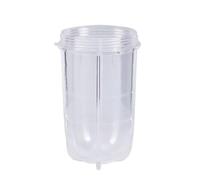 Mtlavishness Tall Transparent Plastic Replacement Cup Mug for Blender Juicer Safe Friendly Accessory 8 x 14.8cm 3.15 x 5.83in 112g (Short Cup)