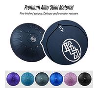 Mtlavishness Title 11 Inch Steel Tongue Drum 13 Notes C Key Percussion Instrument with Enhanced Thinner Design for Better Handfeeling and Sound Reflection Ideal for Music