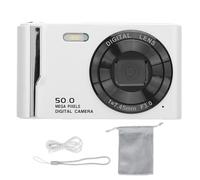 Mtlavishness Title: 4K Digital Camera 50MP High Resolution With 16x Digital Zoom Anti Shake Autofocus 2.8 Inch LCD Screen For Travel And Capturing Memories On The Go Plastic (White)
