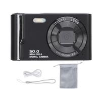 Mtlavishness Title: 4K Digital Camera 50MP High Resolution With 16x Digital Zoom Anti Shake Autofocus 2.8 Inch LCD Screen For Travel And Capturing Memories On The Go Plastic (Black)