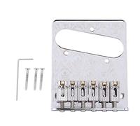 Mtlavishness Title Roller Bridge for TL caster Guitar Single Coil Pickup Hole Elegant And Unique Design With Roller To Avoid String Damage Suitable For caster Guitar With Single