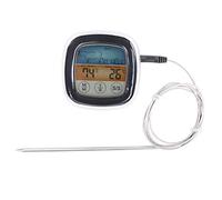 Mtlavishness Touchscreen Digital Meat Thermometer With Backlight LCD For BBQ Oven Grilling And Kitchen Use Easy Read Magnet Mount