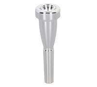 Mtlavishness Trumpet Mouthpiece Aluminium Alloy Professional Replacement Accessories For Trumpeters Silver 7C Durable Material Silver Plated Appearance Clear Treble Performance (5C)