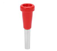 Mtlavishness Trumpet Mouthpiece For Students Professionals Durable Metal ABS Construction Enhanced Sound Clarity Brass Instrument Accessories Performance Parts For Jazz Orchestral (Red)