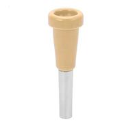 Mtlavishness Trumpet Mouthpiece For Students Professionals Durable Metal ABS Construction Enhanced Sound Clarity Brass Instrument Accessories Performance Parts For Jazz Orchestral (Khaki)
