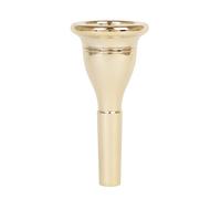 Mtlavishness Tuba Mouthpiece Solid Durable Brass Construction Silver Plated Musical Instrument Accessories (Gold)
