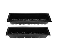 Mtlavishness Two Piece Paving with Pattern and Reusable Plastic Paving Stone Molds for DIY Garden Paths and Patios Made of ABS Plastic Approximately 63.5 X 17.5 X 11.5 Cm in Size