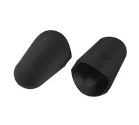 Mtlavishness Two Piece Saxophone And Clarinet Mouthpiece Protective Rubber Caps Soft Environmental Friendly And Easy Washable Protect From Dust And Preserve Suitable For Musical (Black)