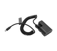 Mtlavishness Type C LPE6 Full Decoded Dummy Battery DC Coupler Power Adapter For Digital Cameras Provides Stable Power Supply Replace Camera Battery In Photography Sessions Color
