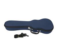 Mtlavishness Ukulele Case Bag Backpack for 23 24 Inch Hard Thicken Polyester Fabric Ukulele Carrying Box with Soft Cushion Double Reinforced Handles (23/24 inch Blue)